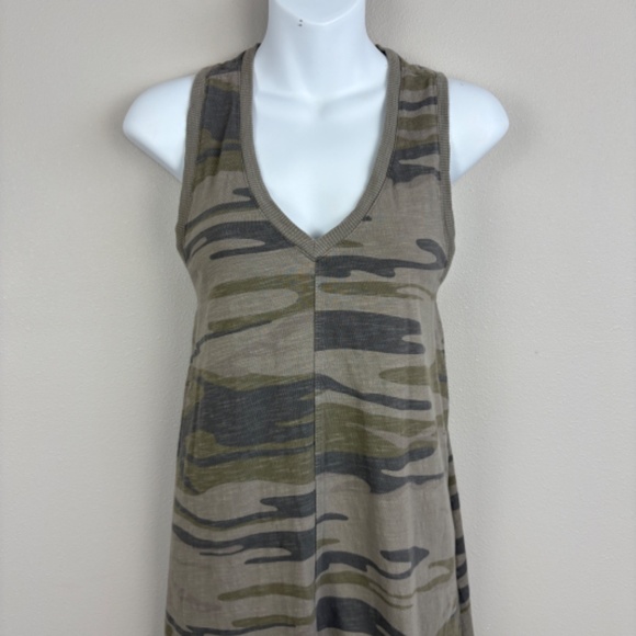 Altar'd State Camo Sleeveless Midi Dress - Size Medium - Picture 3 of 10